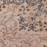 Tapis Rose 266x173 cm Tapis Vintage Rose Pastel, Tapis en Laine Fait Main.