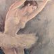 Ballerina painting on wood | Vintage painting | Framed | Art deco