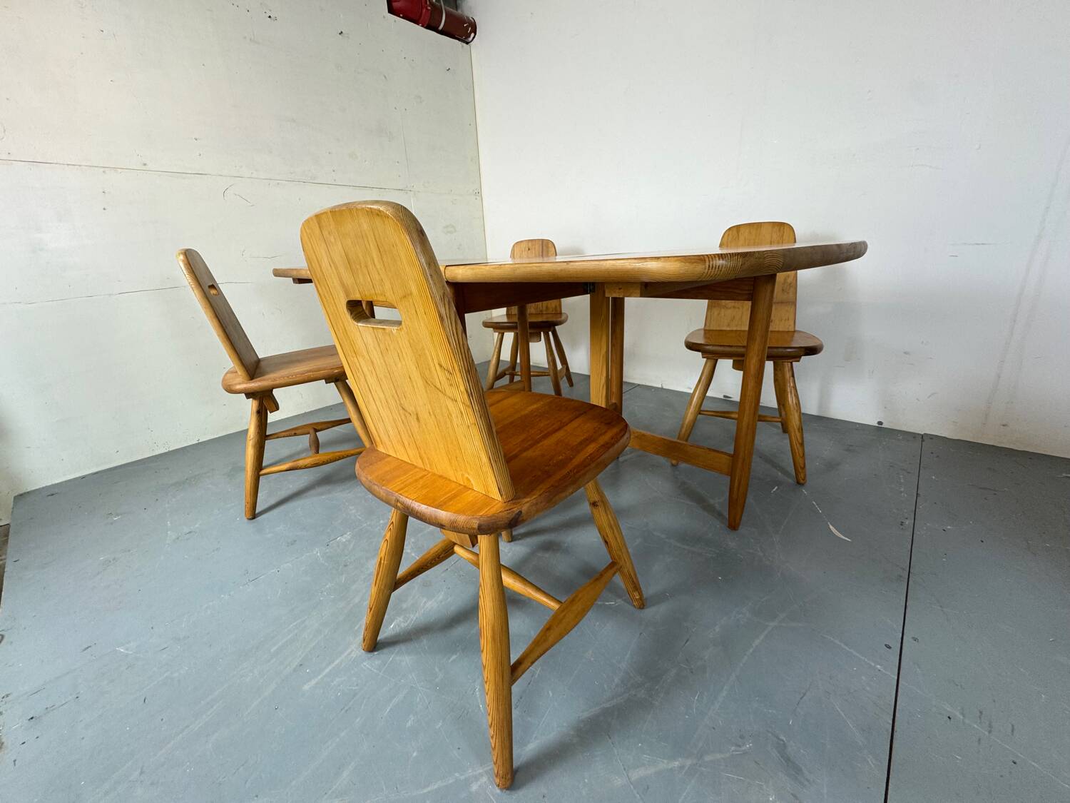 Vintage Scandinavian design dining set by Eero Aarnio for Laukaan.