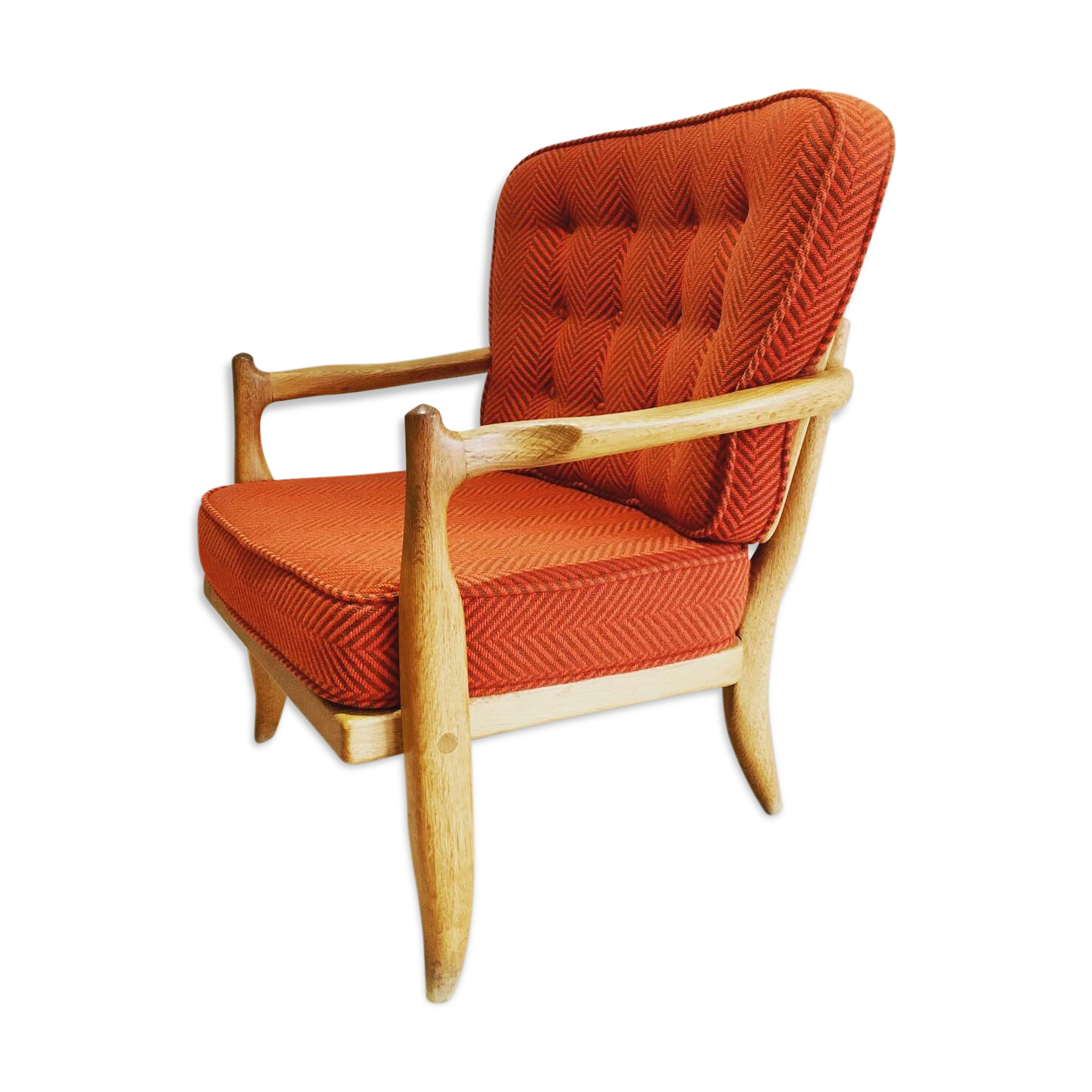 Armchair model José by Guillerme and Chambron 1970