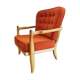 Armchair model José by Guillerme and Chambron 1970