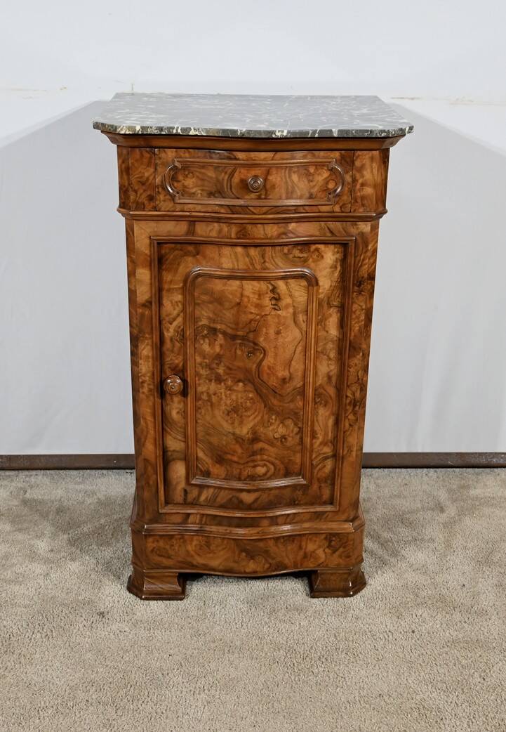 Small Walnut Bedside Cabinet – 1900