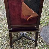 English chair in mahogany, X-shaped legs – 19th century