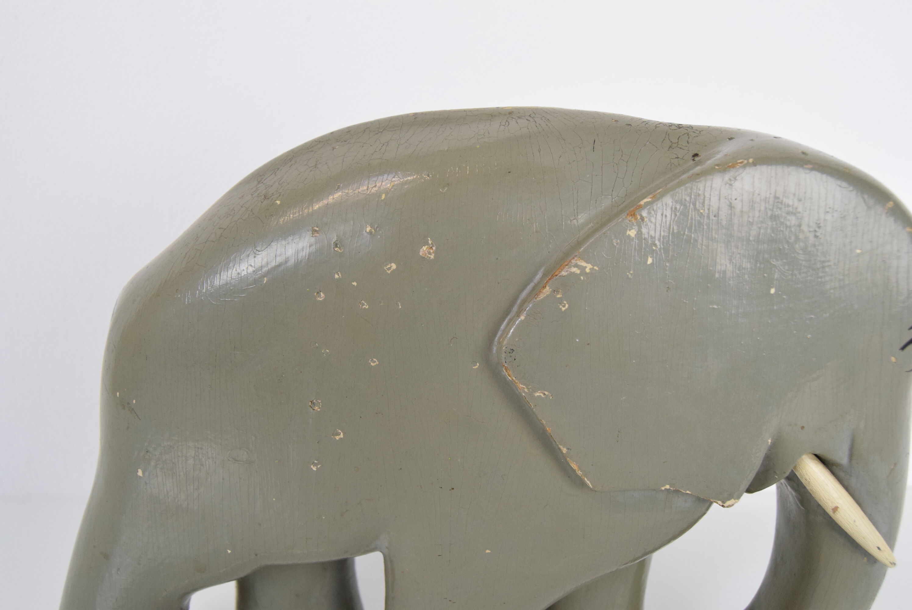 Art deco sculpture wood elephant,circa 1930's