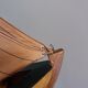 Wooden boat model sailboat