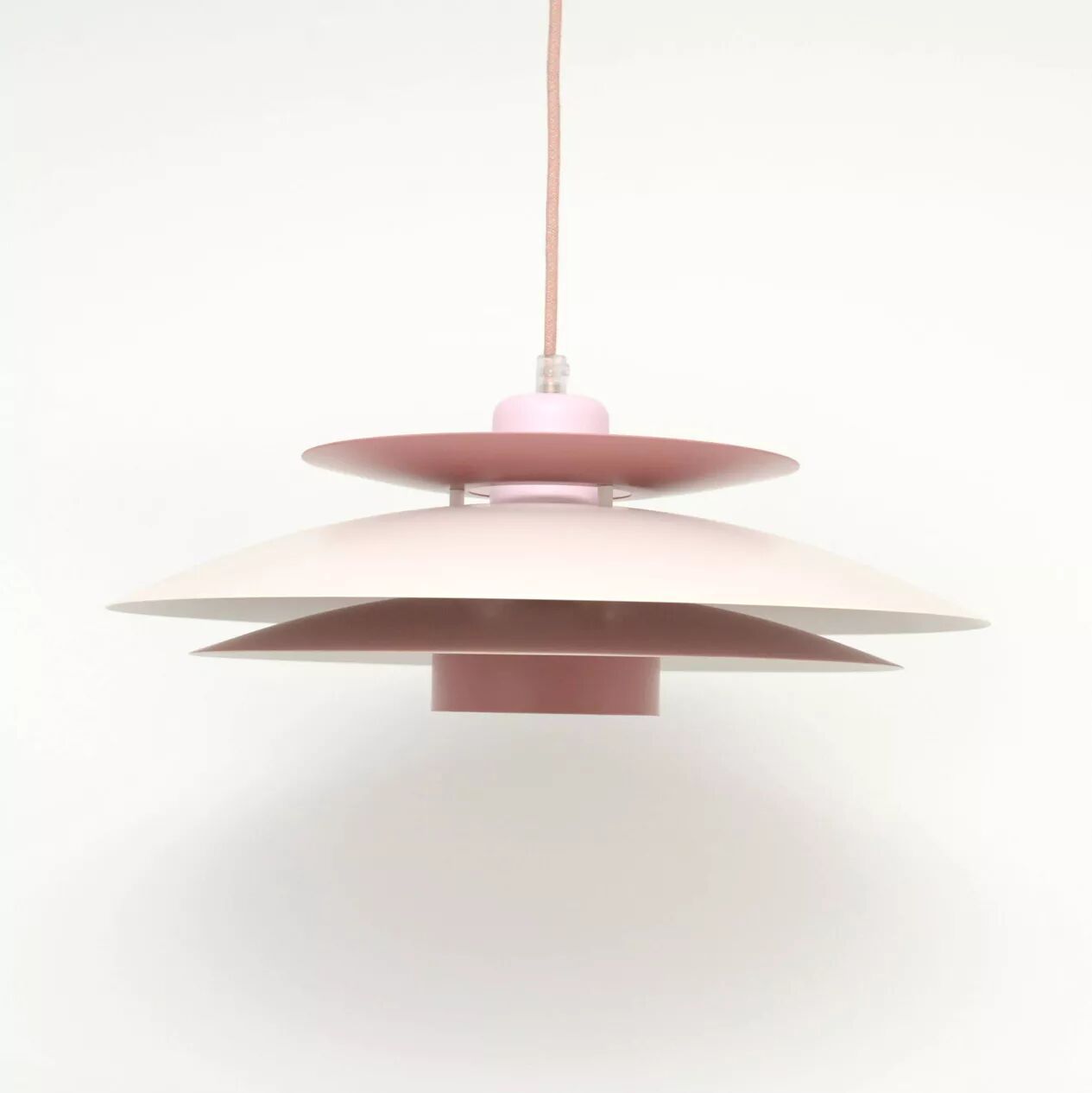 Lavender Horn vintage lamp, Denmark 1970s