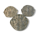 Set of 3 flower vases 9 holes