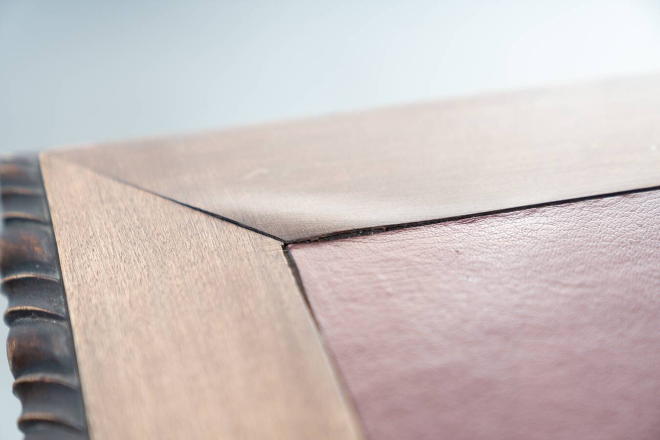 Late 19th/Early 20th Century Edwardian Desk with Lion Paw Feet