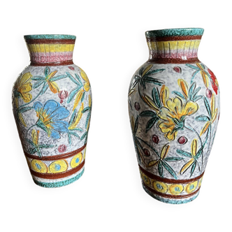 Lot de 2 vases italiens