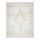 1970s Vintage Persian Handmade Wool Cotton Beige Area Rug 289x376