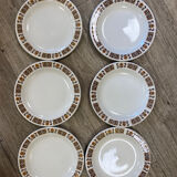 Vintage 70s patterned plates