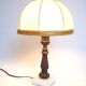 Small bronze foot lamp