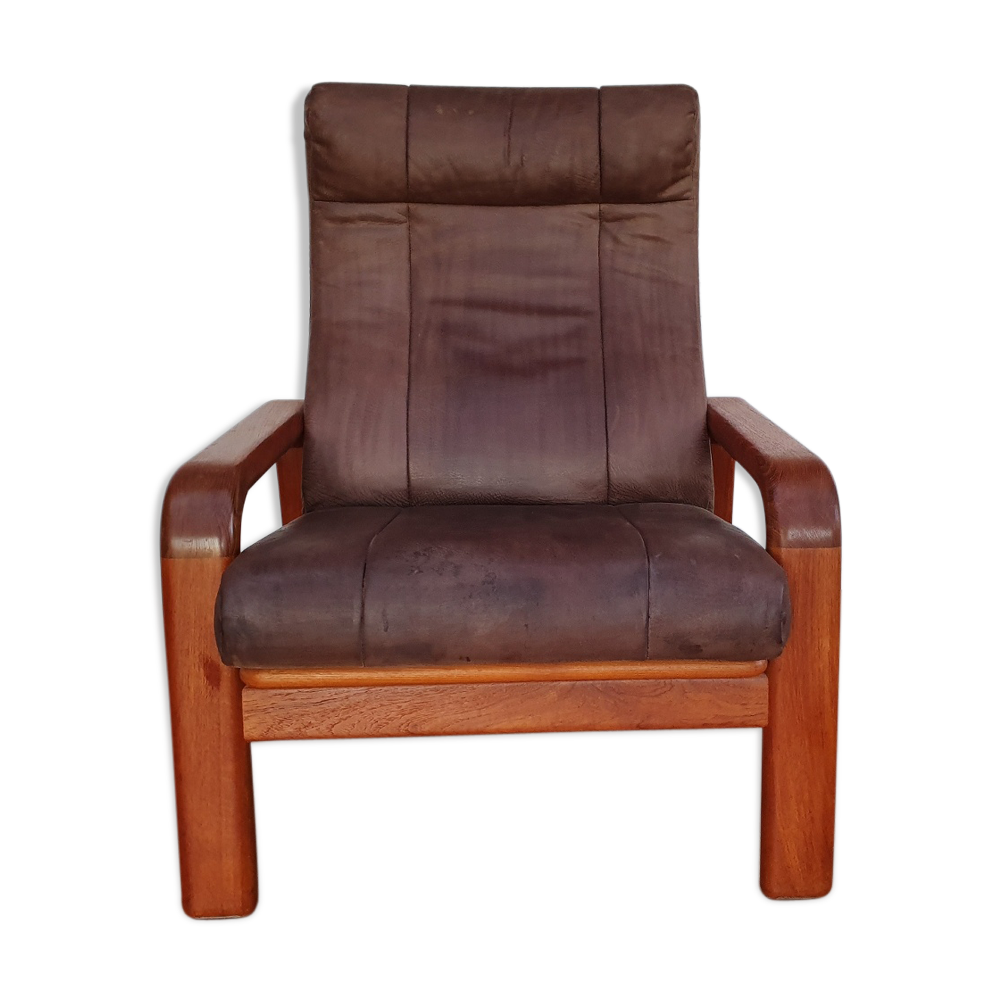 Fauteuil danois réglable HS Design, années 80