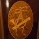 Exquisite Louis XV Style Bombé Commode with Musical Marquetry & Marble