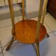 Bamboo rattan floor lamp from the 1960s in the Audoux Minet style.