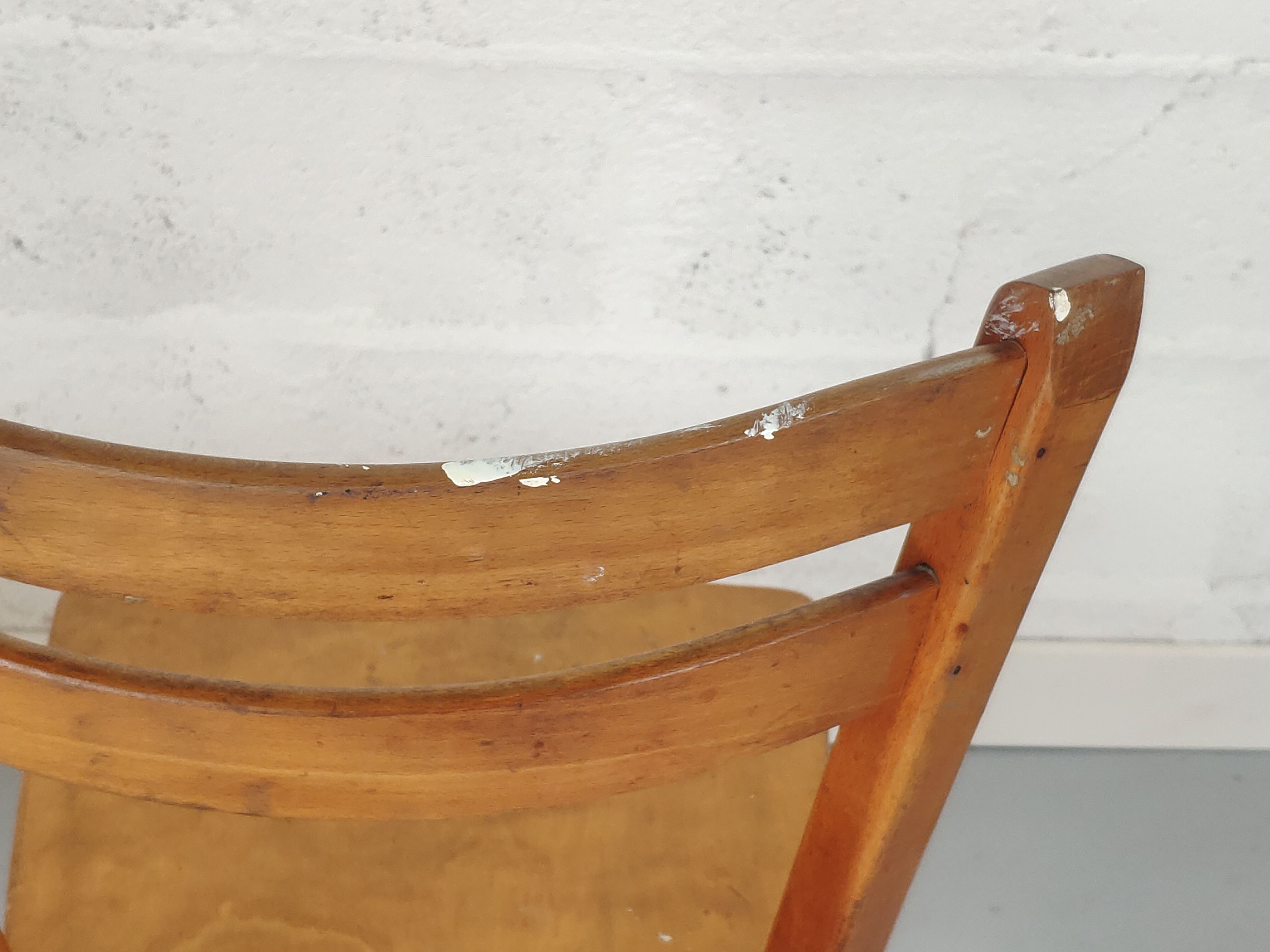 Pair of vintage Baumann bistro chairs