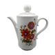 Théière cafetière blanche décor floral vintage winterling bavaria