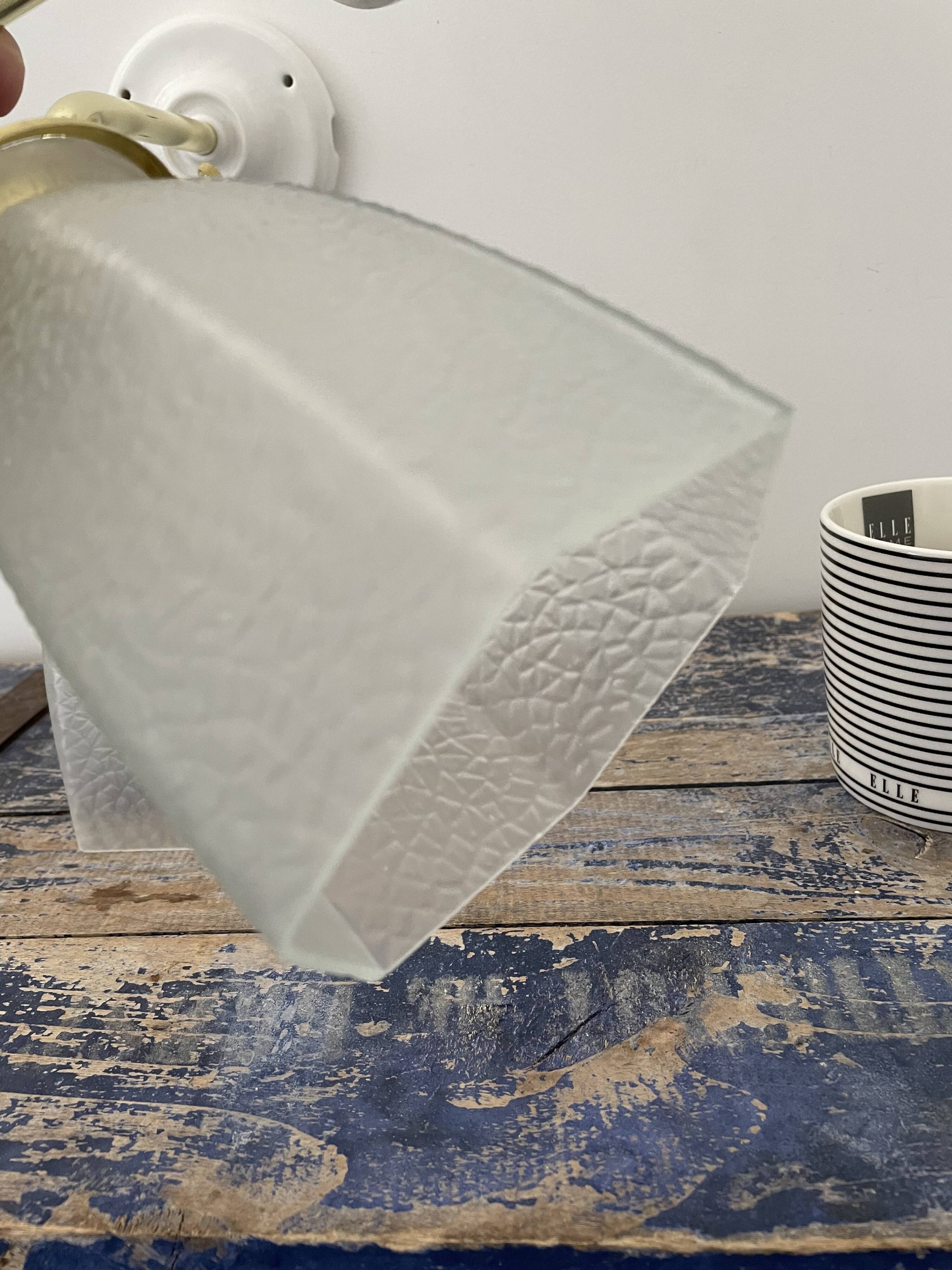 Pair of art deco wall lights