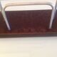 Letter holder in bakelite and chromed metal art deco style / 30s-40s