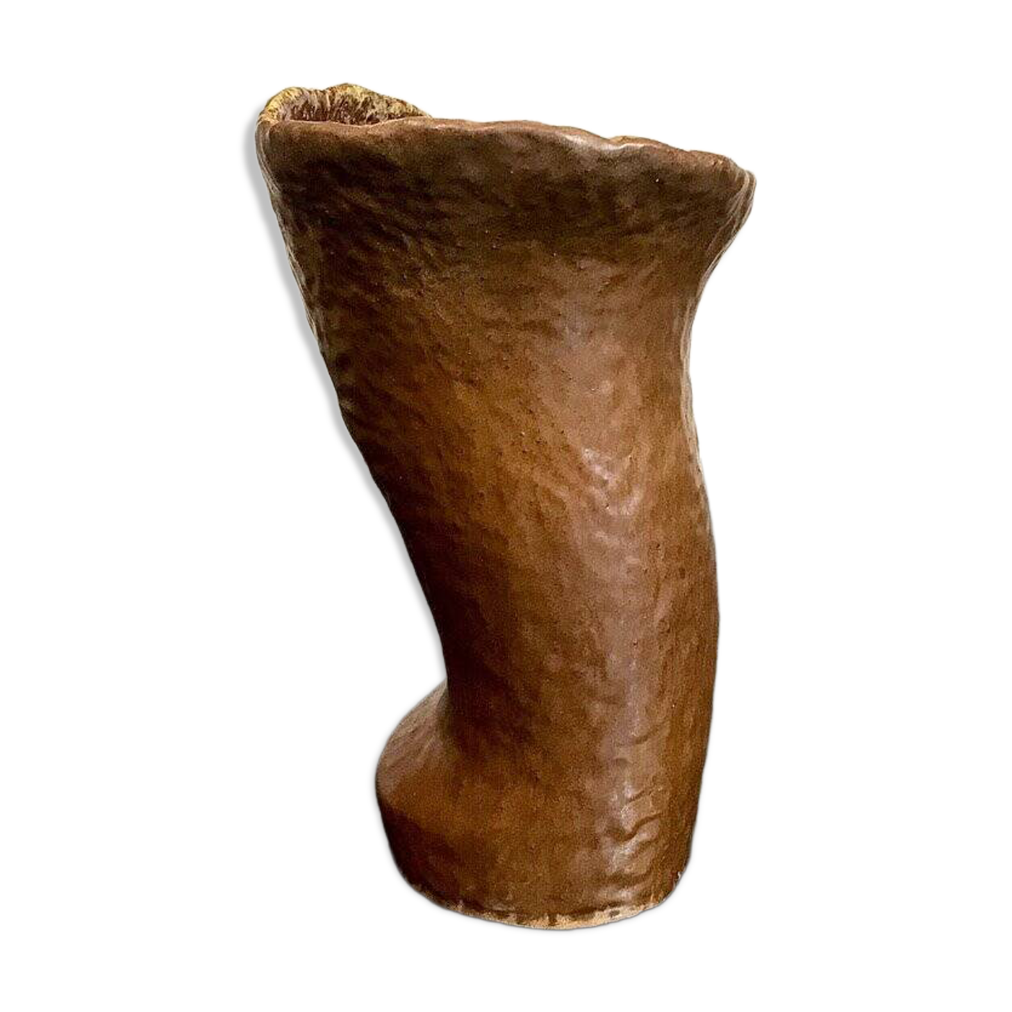 Sculptural studio ceramic art vase from Atelier Sorembe, Germany 1970s