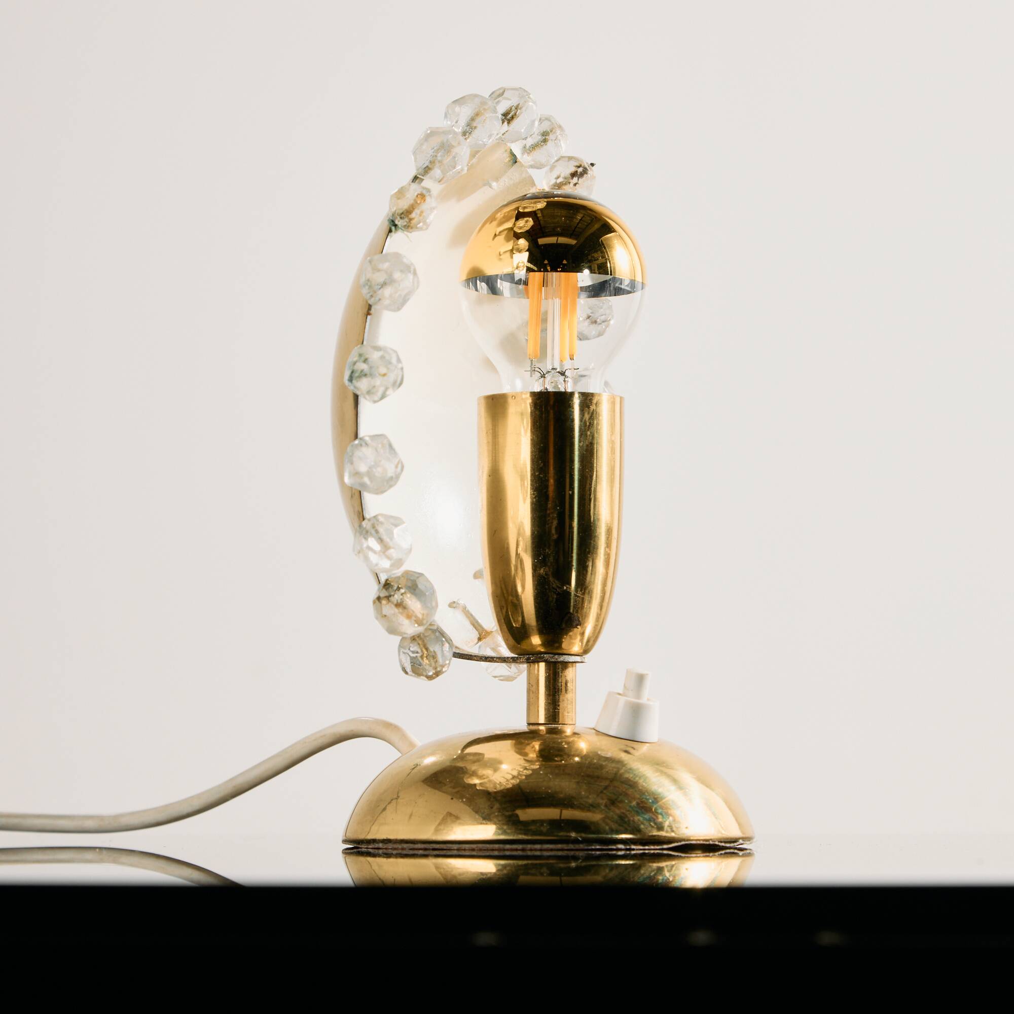 Lampe de table en laiton par Rupert Nikoll, lot de 2