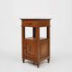 Art Deco nightstand with a Carrara marble top, France ca. 1910