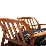Pair of Danish Mid Century Easychairs by Nils Kofoed
