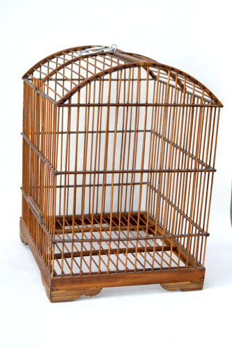 Cage à oiseaux asiatique vintage