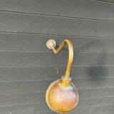 2 industrial brass wall lights - Denmark 70s-80s