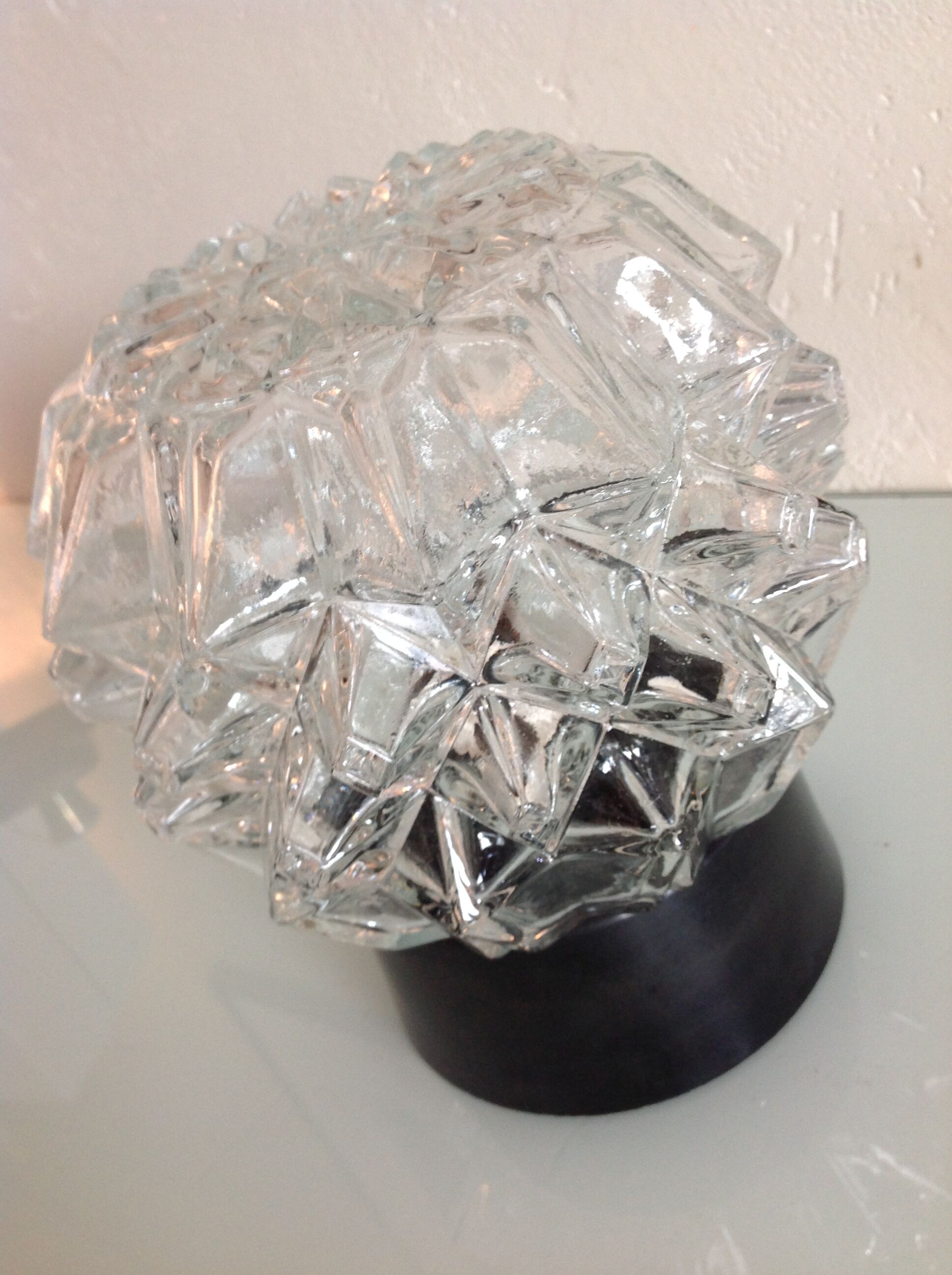 Plafonnier pointes de diamant par RZB Leuchten vintage années 60-70