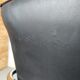 Paire de fauteuils de bureau cuir et structure tubulaire chromé