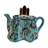 Théière anglaise en céramique vintage
