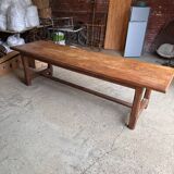 Large oak farm table