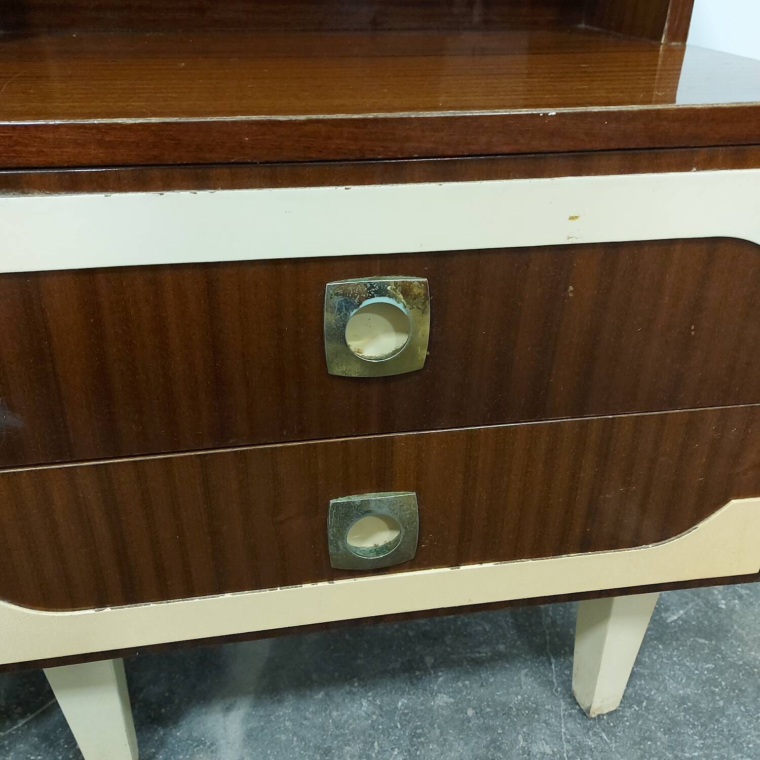 Table de chevet années 1970