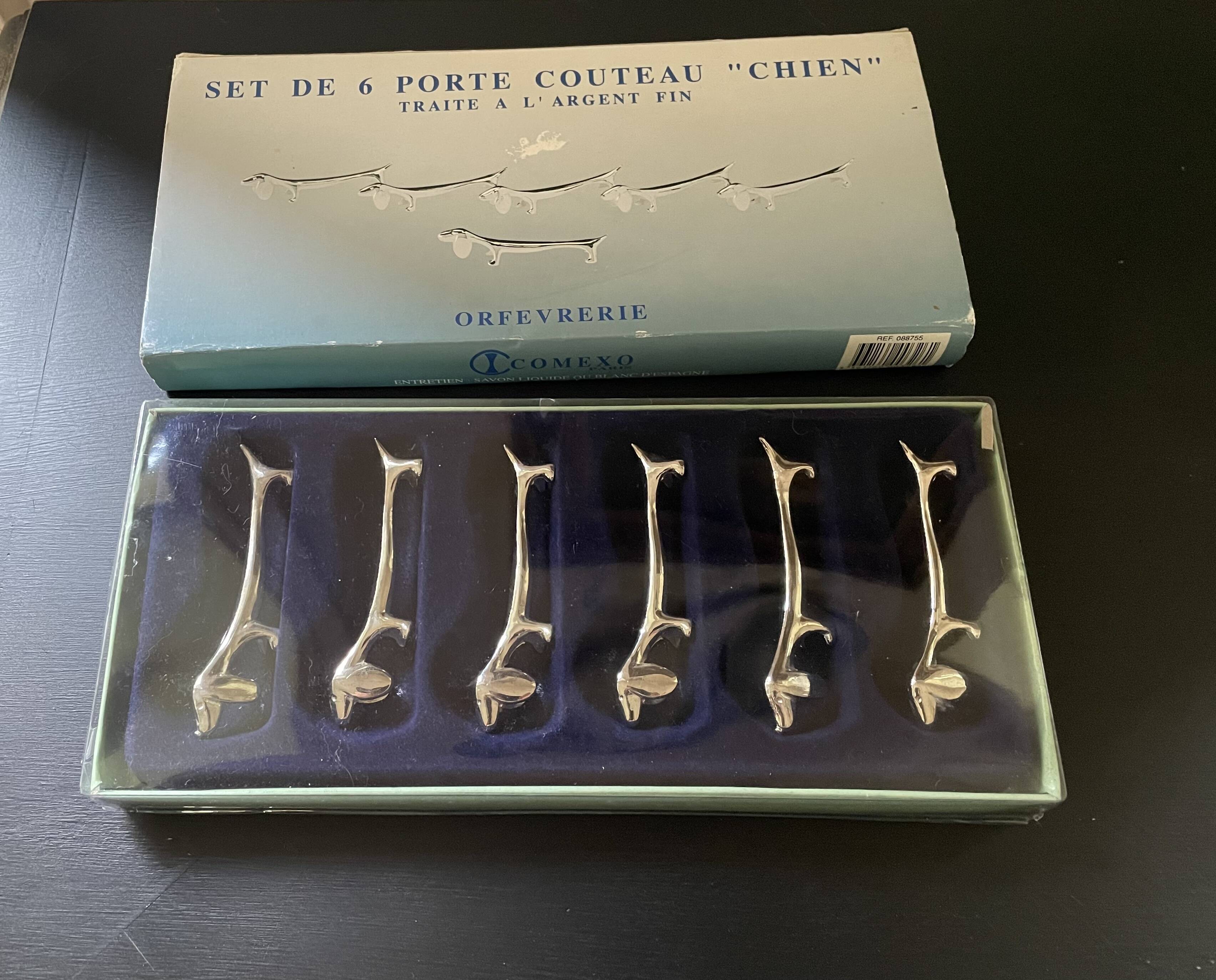 Dachshund knife holder