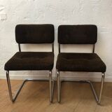 Lot of 4 vintage 70s chairs