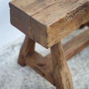 Vintage stool, wooden stool, antique stool, plant stand, small bench