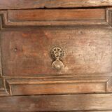 English chest of drawers; Charles II period, oak