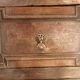 English chest of drawers; Charles II period, oak