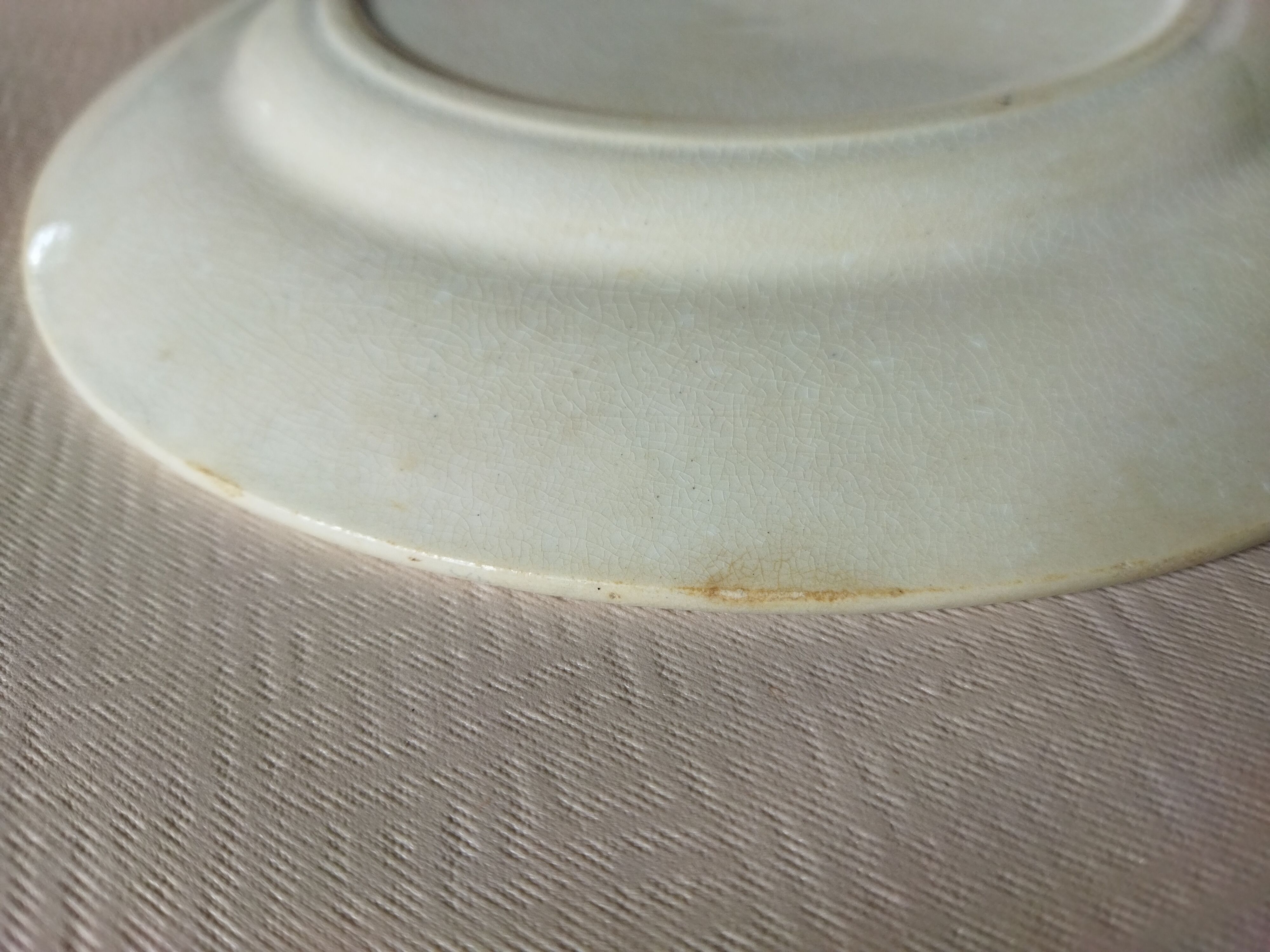 Creil Montereau flat plate, Toledo model