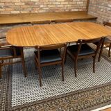 Table & chaises by Ole Wanscher, Poul Jeppesen, Danemark