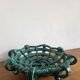 Woven ceramic fruit bowl
