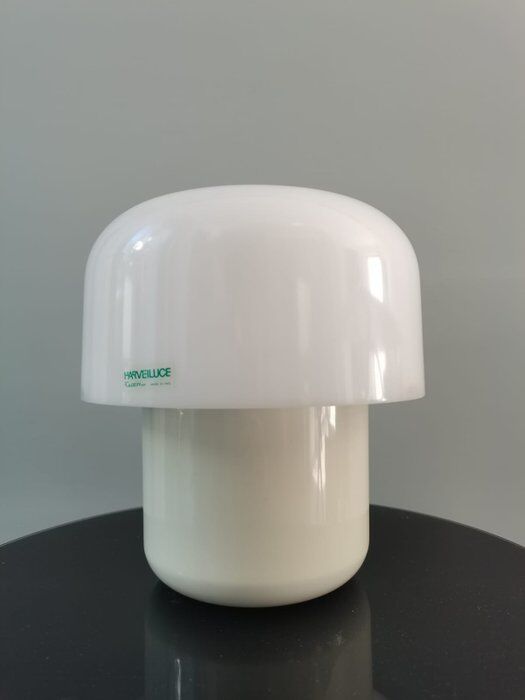 mushroom lamp 70s Harveiluce Guzzini