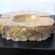 Imposing vintage alabaster ashtray