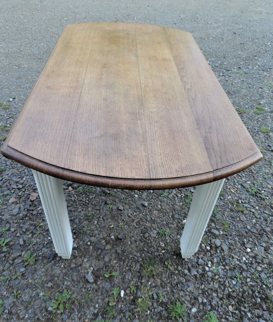 Massive oak round table 1930