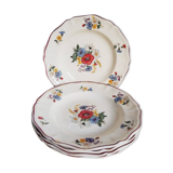 Lot of 5 plates Agreste Sarraguemines