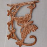 Set of 3 pretty cast iron hooks