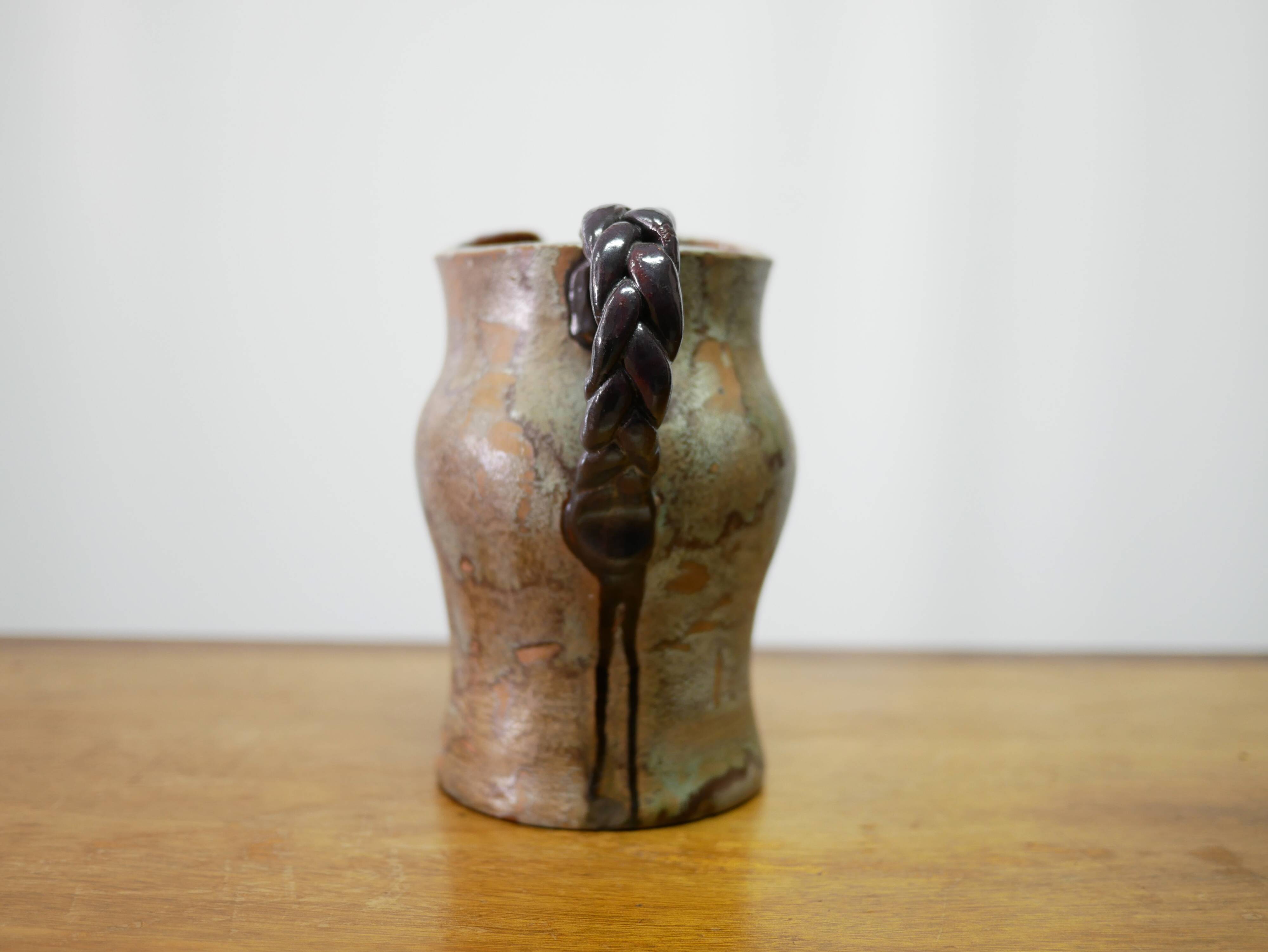 Pichet vintage en grès, Poterie de la Vallée d'Aure