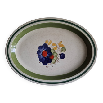 Large oval ceramic platter