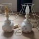 Paire de petite lampes vintage